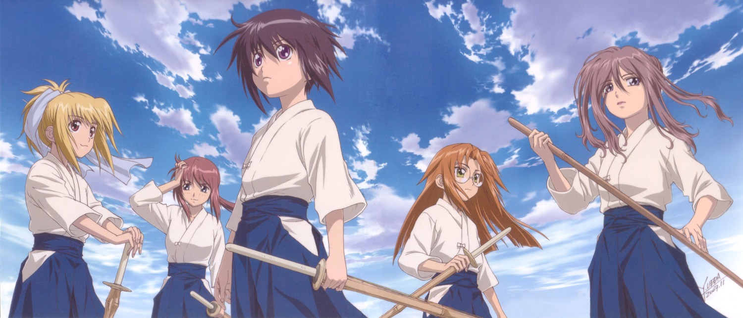 azuma_satori, bamboo_blade, chiba_kirino, kawazoe_tamaki, kuwahara_sayako, miyazaki_miyako, ueda_youichi