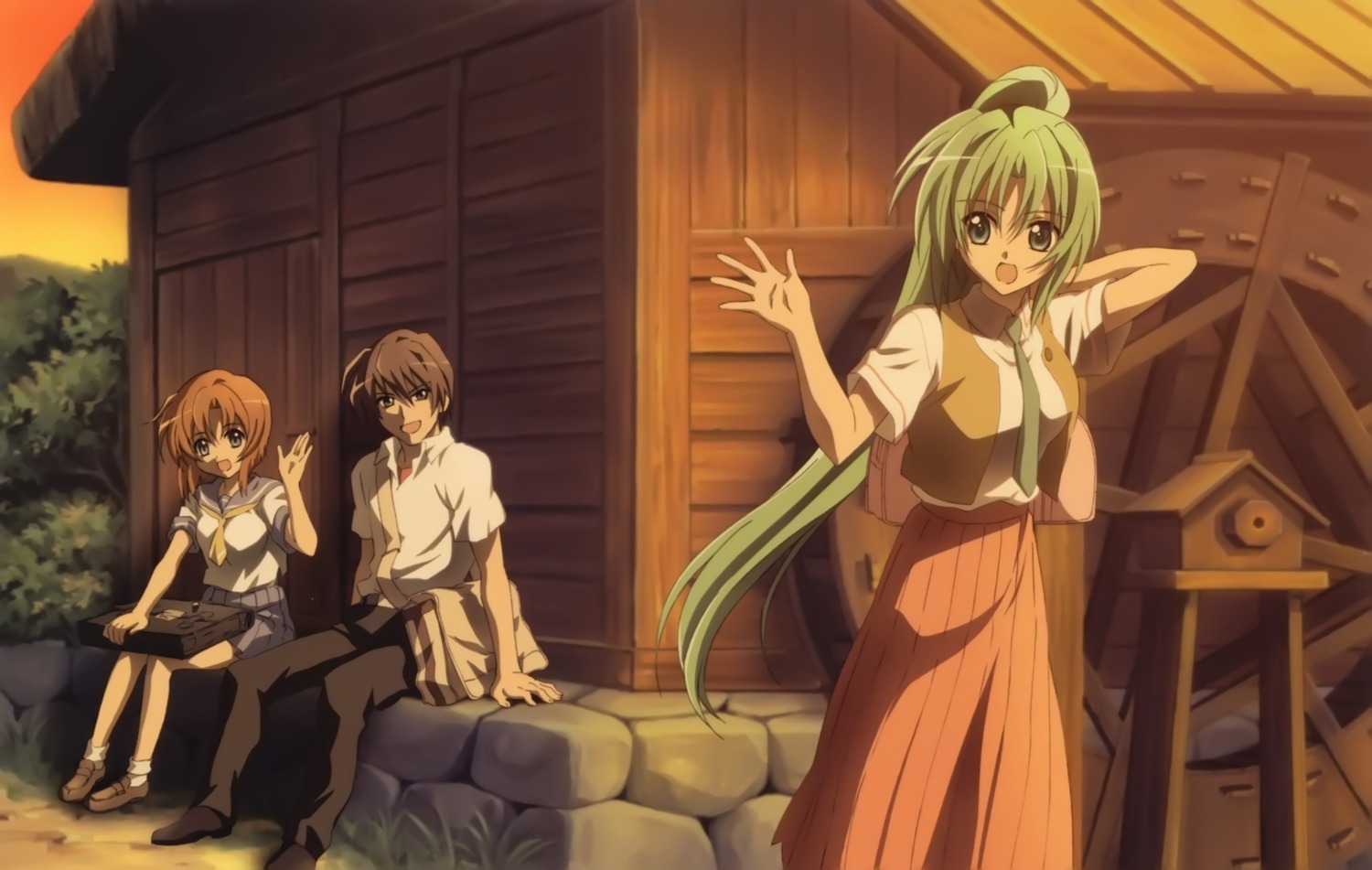 higurashi_no_naku_koro_ni, maebara_keiichi, ryuuguu_rena, sakai_kyuuta, sonozaki_mion