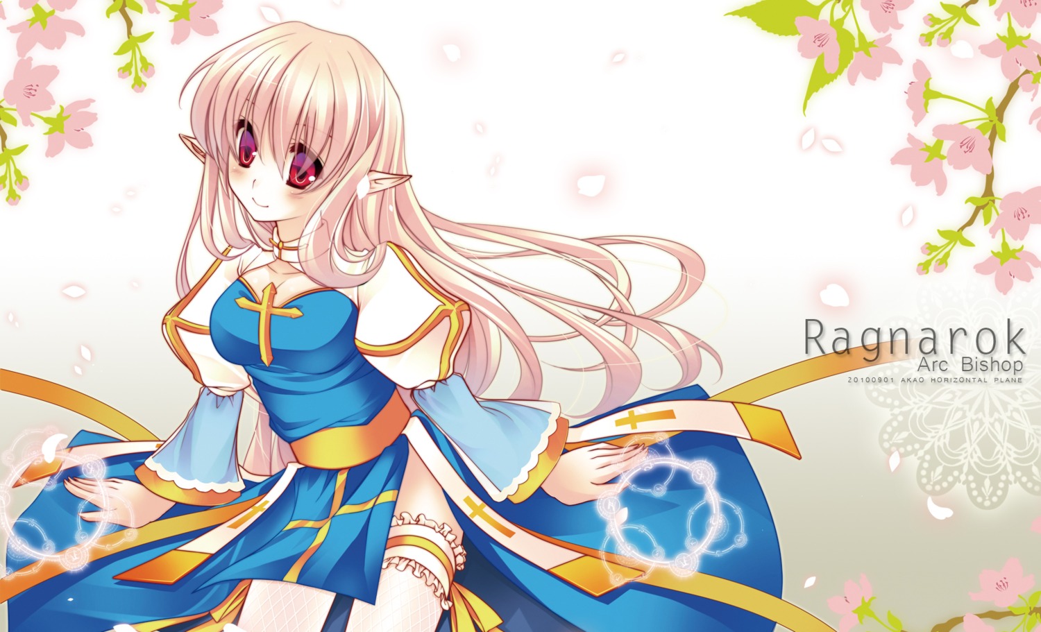 akao, archbishop, elf, pointy_ears, ragnarok_online, thighhighs
