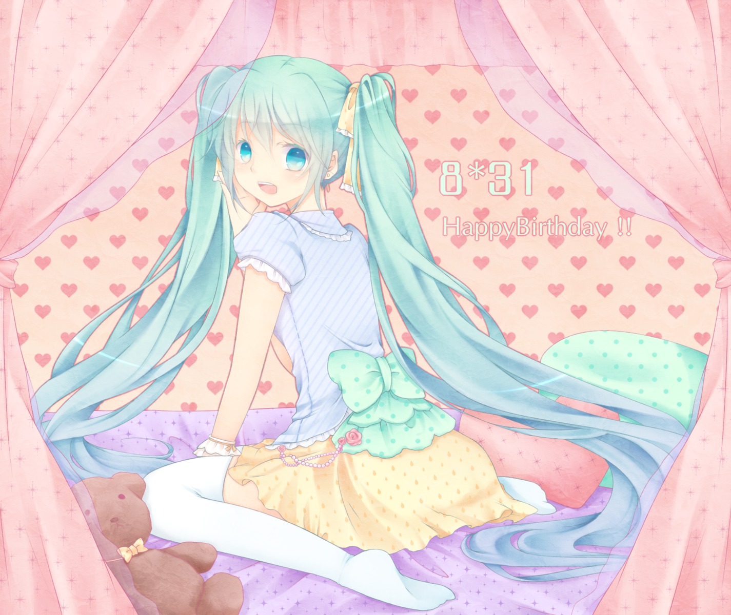 hatsune_miku, shiguri, thighhighs, vocaloid