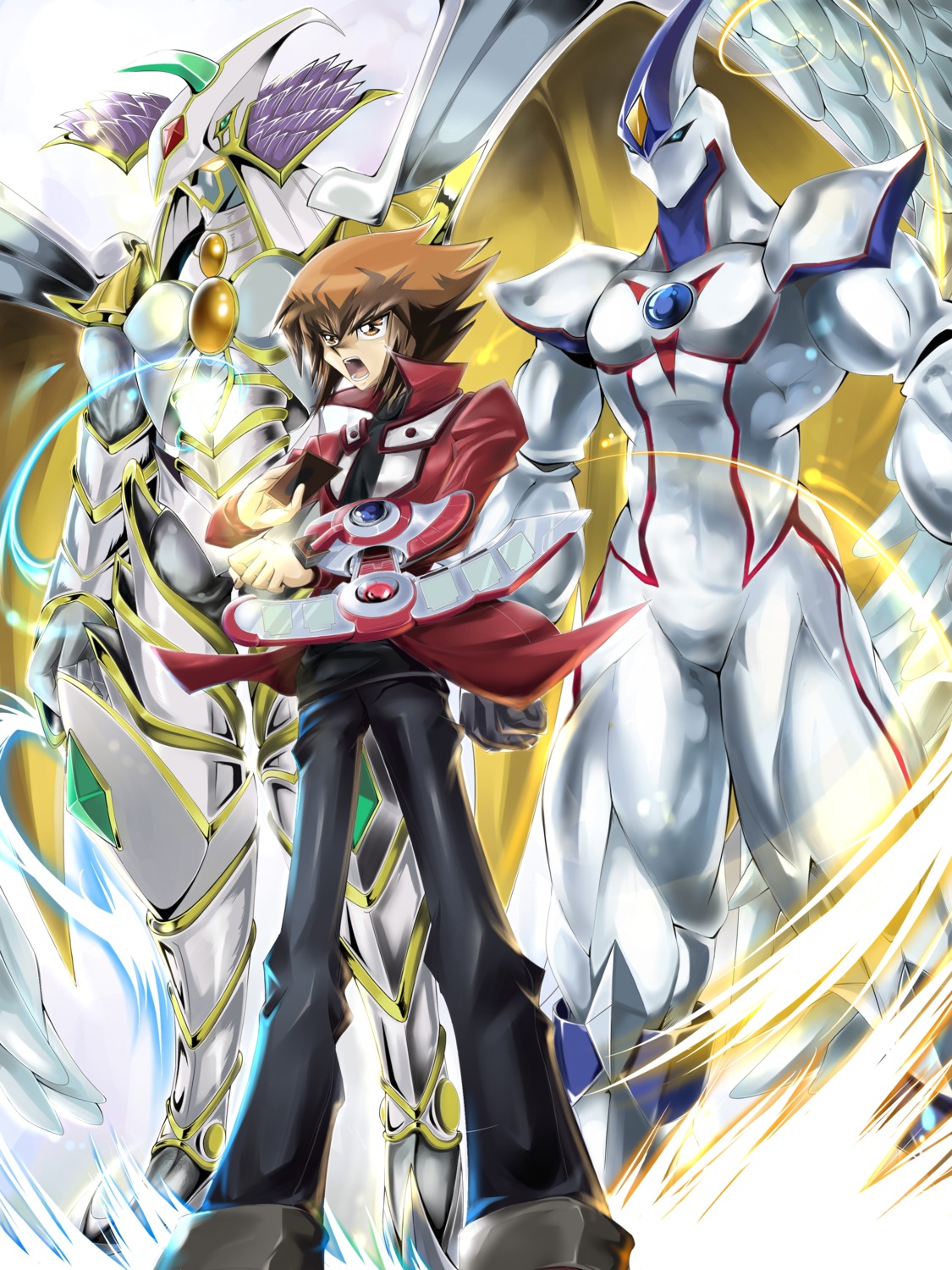 ari_(amway), elemental_hero_neos, male, monster, rainbow_neos, yugioh, yugioh_gx, yuki_judai