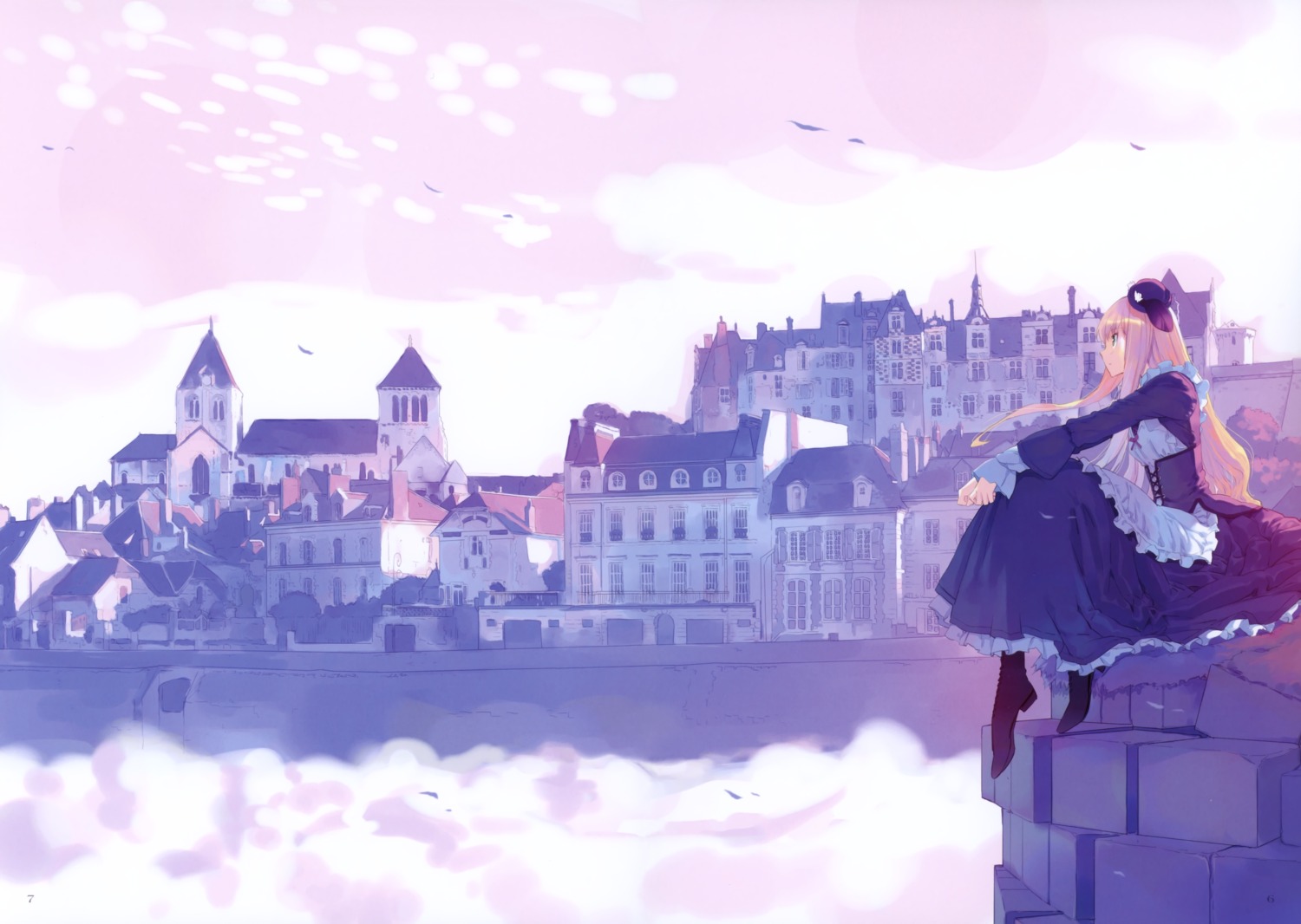 alice, alice_in_wonderland, dress, fancy_fantasia, fixed, landscape, ueda_ryou