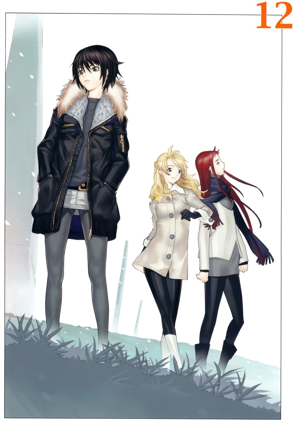 eulen_spiegel, hakua_ugetsu, kagerou_sabine_kurzringer, pantyhose, suzutsuki_dietrich_schulz, yuugiri_kunigunde_morenz