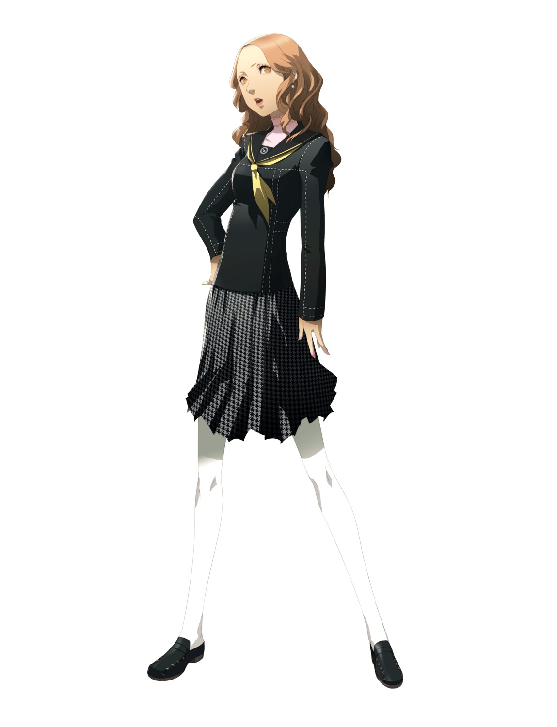 ebihara_ai, megaten, pantyhose, persona, persona_4, seifuku, soejima_shigenori