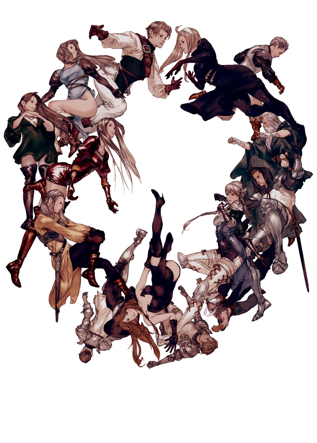 catiua, ravness_loxaerion, tactics_ogre, yoshida_akihiko