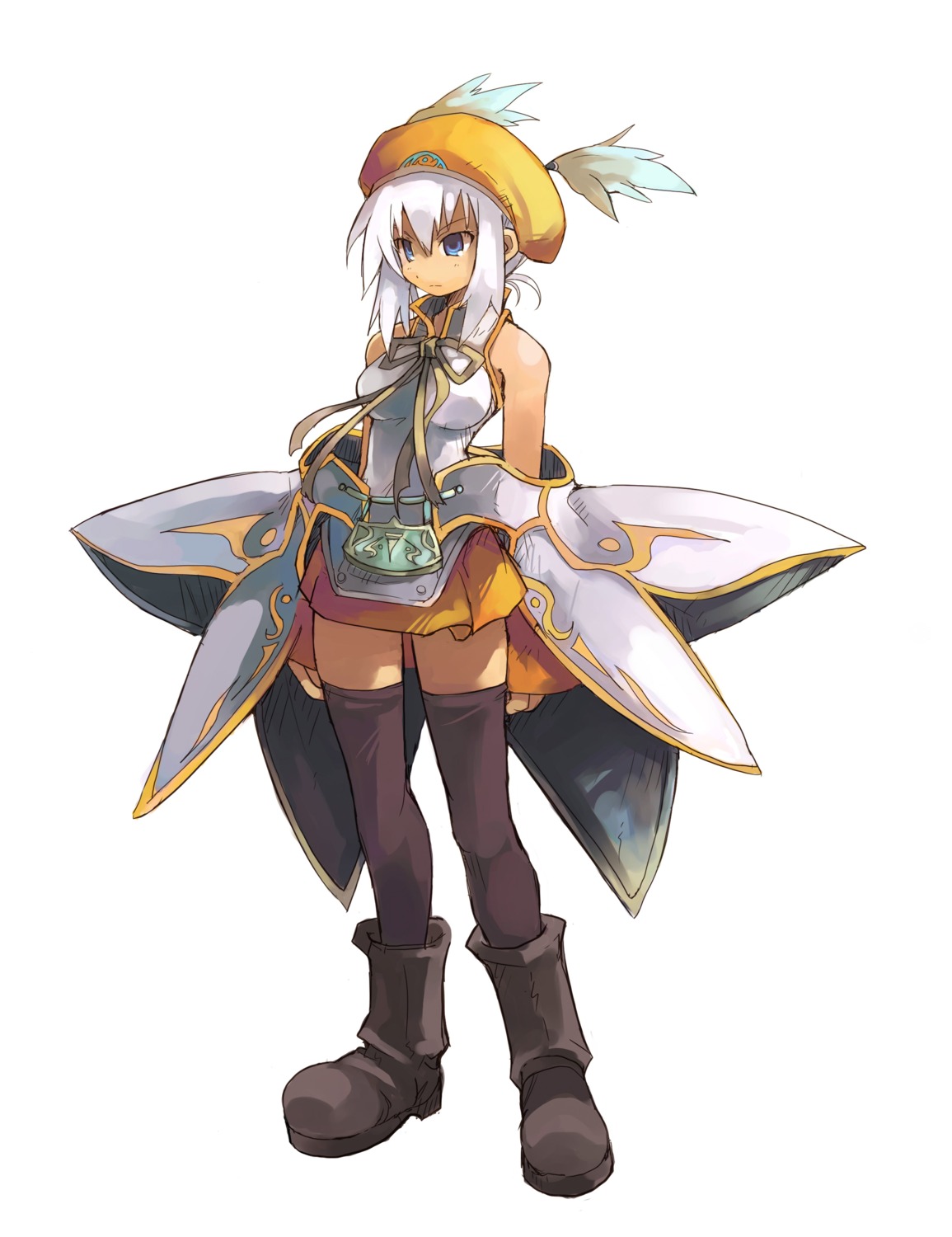 lucia_(luminous_arc), luminous_arc, shibano_kaito, thighhighs