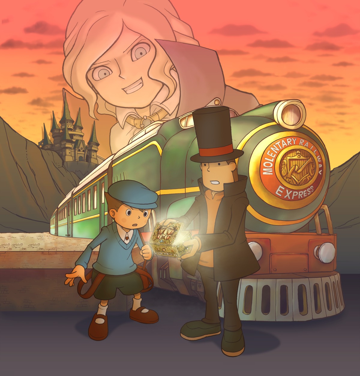 anthony, hershel_layton, layton_kyouju, layton_kyouju_to_akuma_no_hako, luke_triton, male, mecha