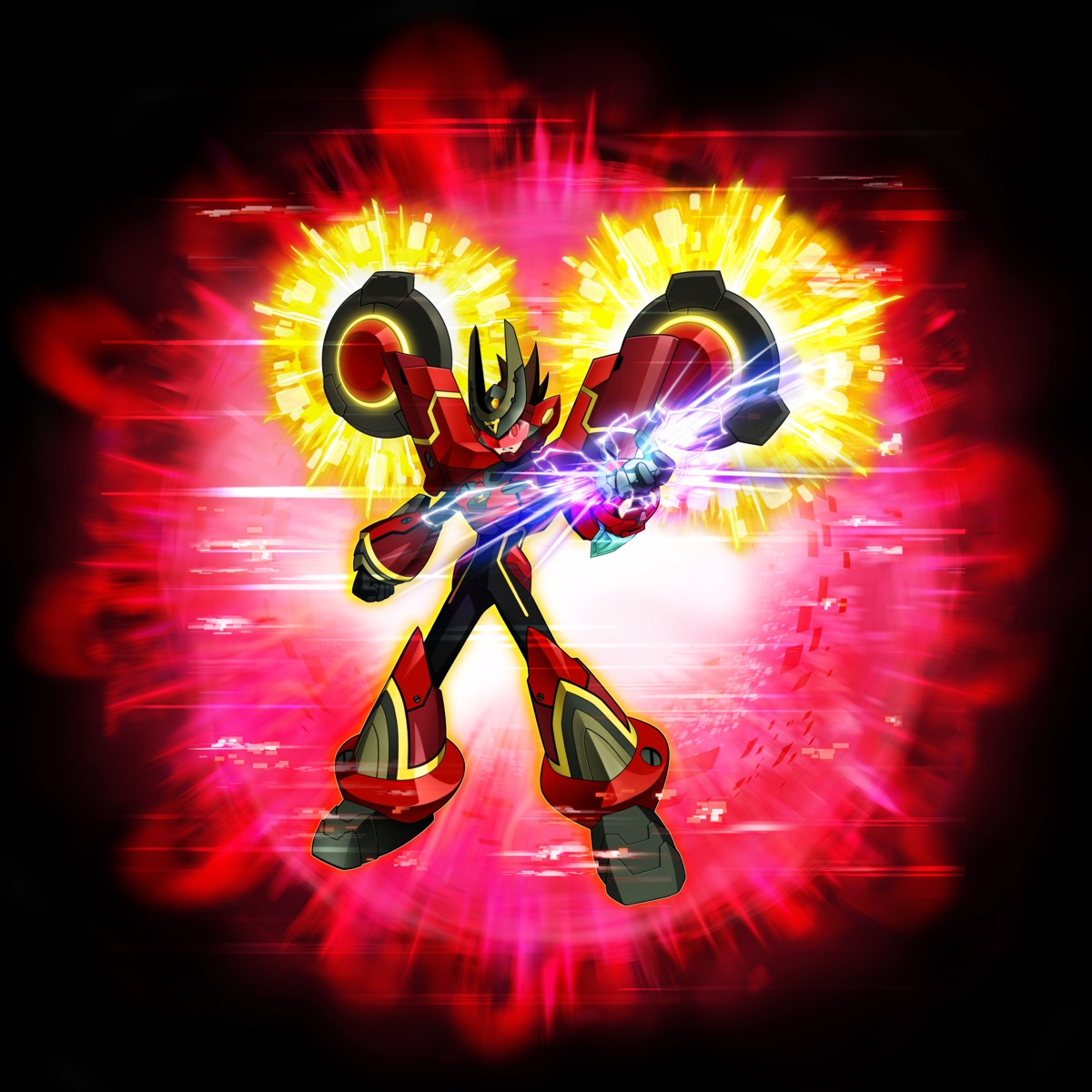 bodysuit, capcom, horns, male, red_joker, rockman, ryuusei_no_rockman, ryuusei_no_rockman_3