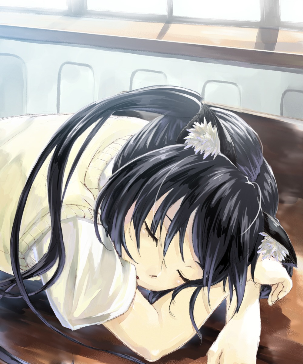 animal_ears, k-on!, keito_(kazamatuli), nakano_azusa, seifuku
