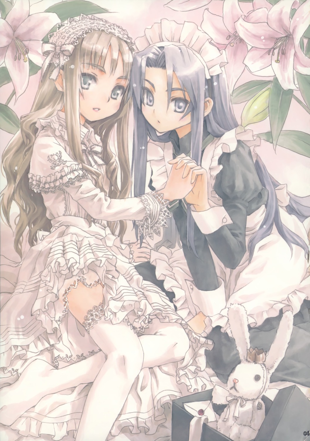 closet_child, dress, konoe_ototsugu, lolita_fashion, maid, thighhighs
