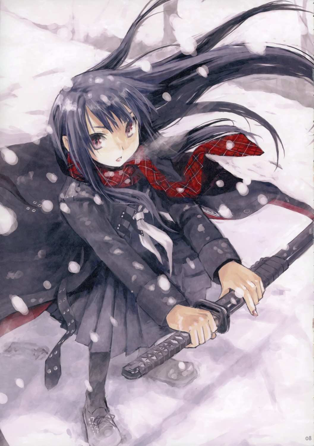 closet_child, konoe_ototsugu, pantyhose, seifuku, sword