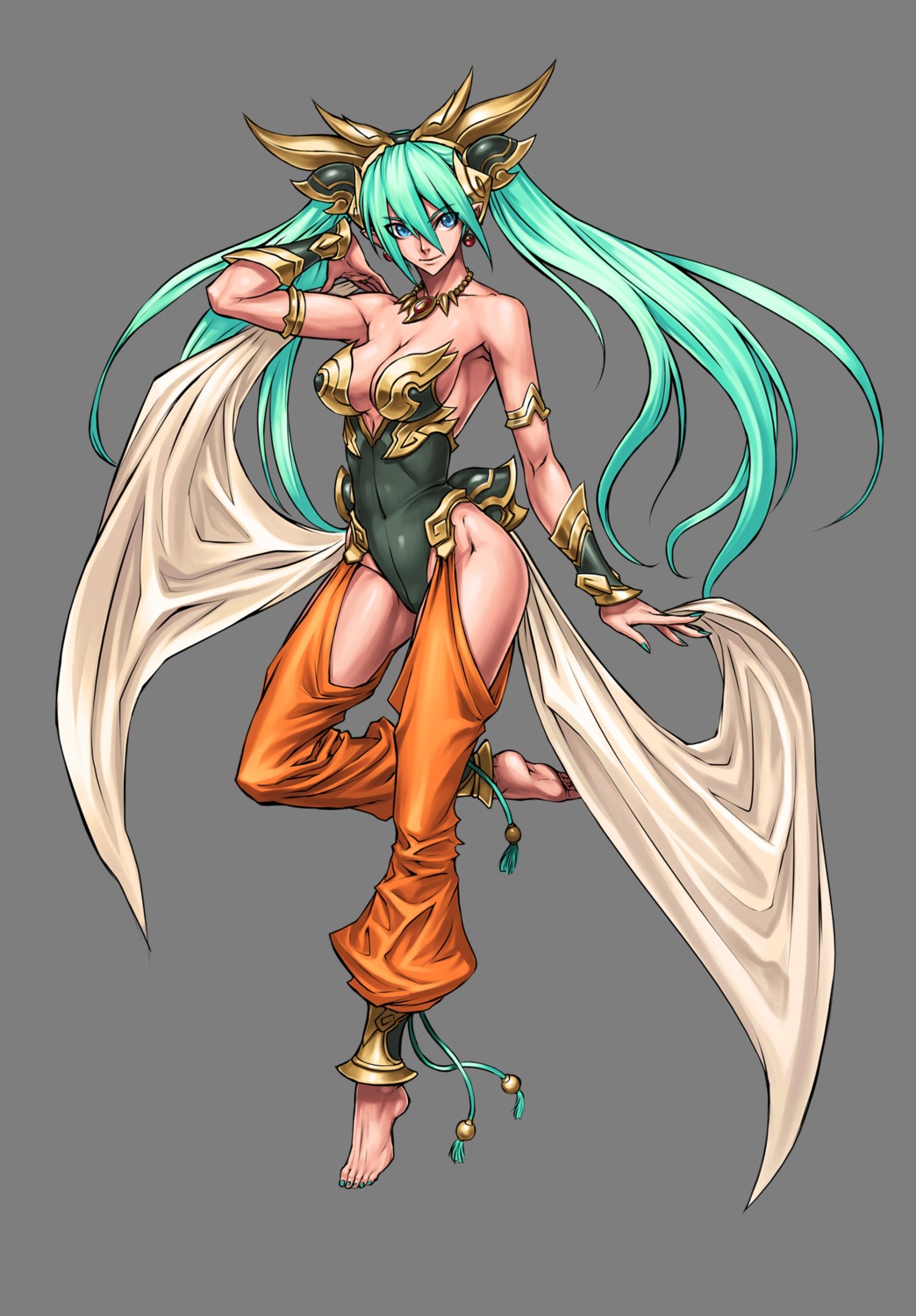 benten, cleavage, leotard, stockings, tagme, thighhighs, transparent_png, zero_chou_aniki
