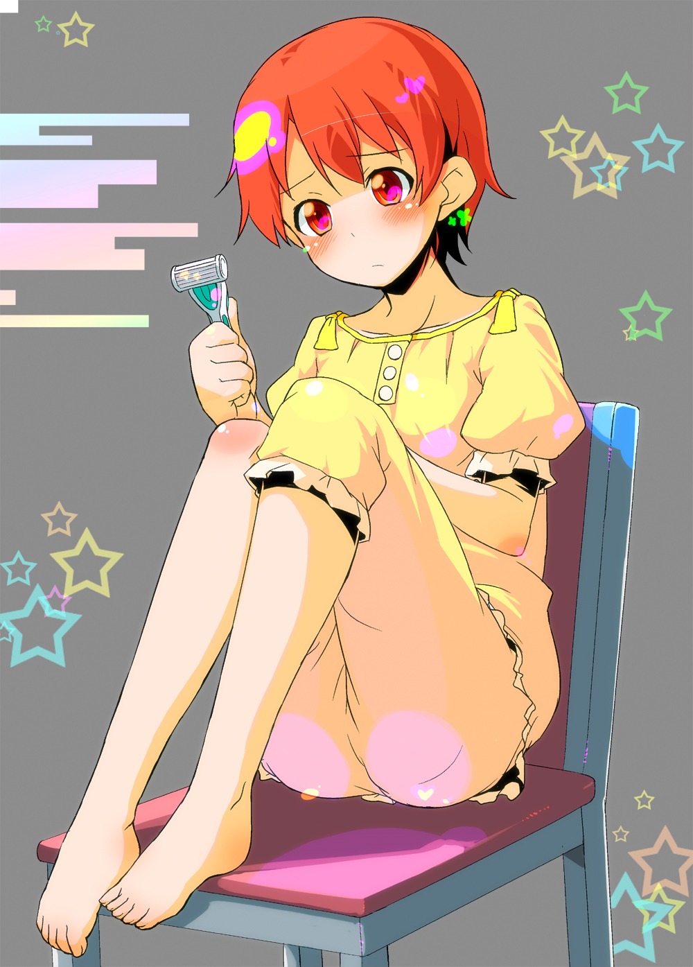 inami_mahiru, pajama, sw, working!!