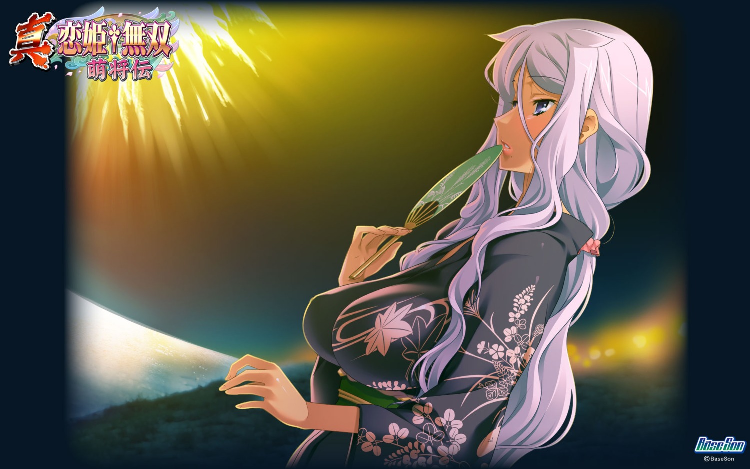 baseson, hikage_eiji, koihime_musou, kougai, wallpaper, yukata