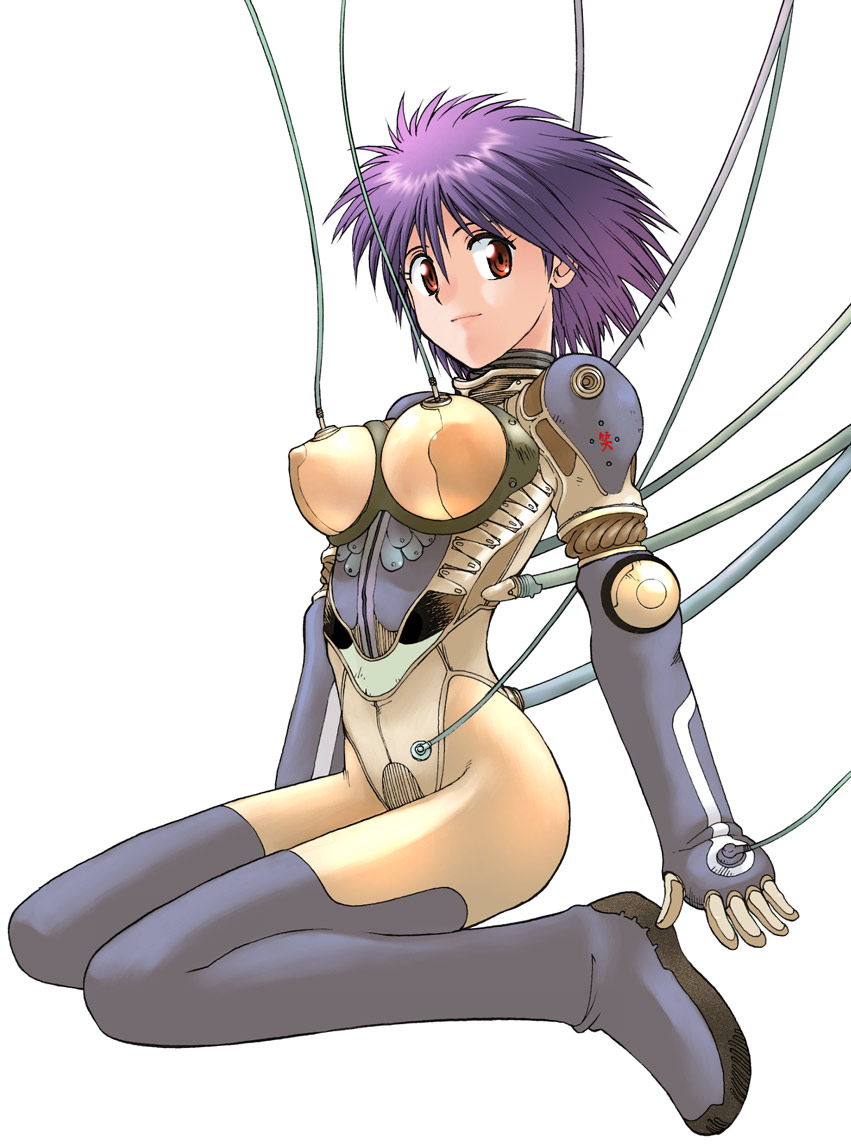 bodysuit, cleavage, kikumaru_bunta