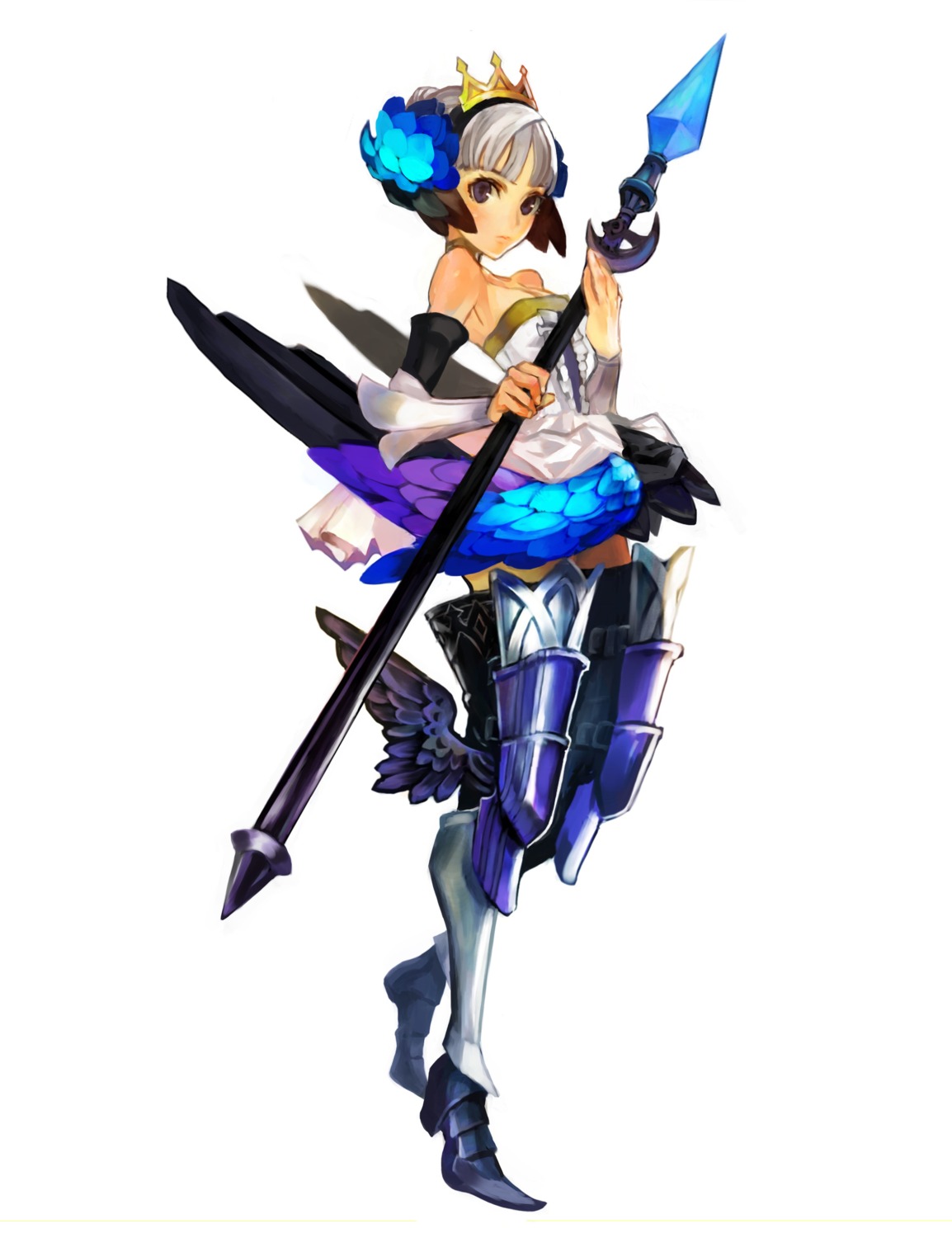 george_kamitani, gwendolyn, odin_sphere, shigatake, weapon, wings