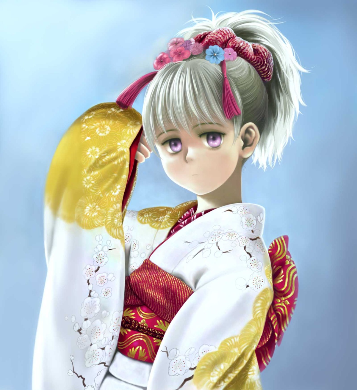 darker_than_black, kimono, toshi_hiroshi, yin