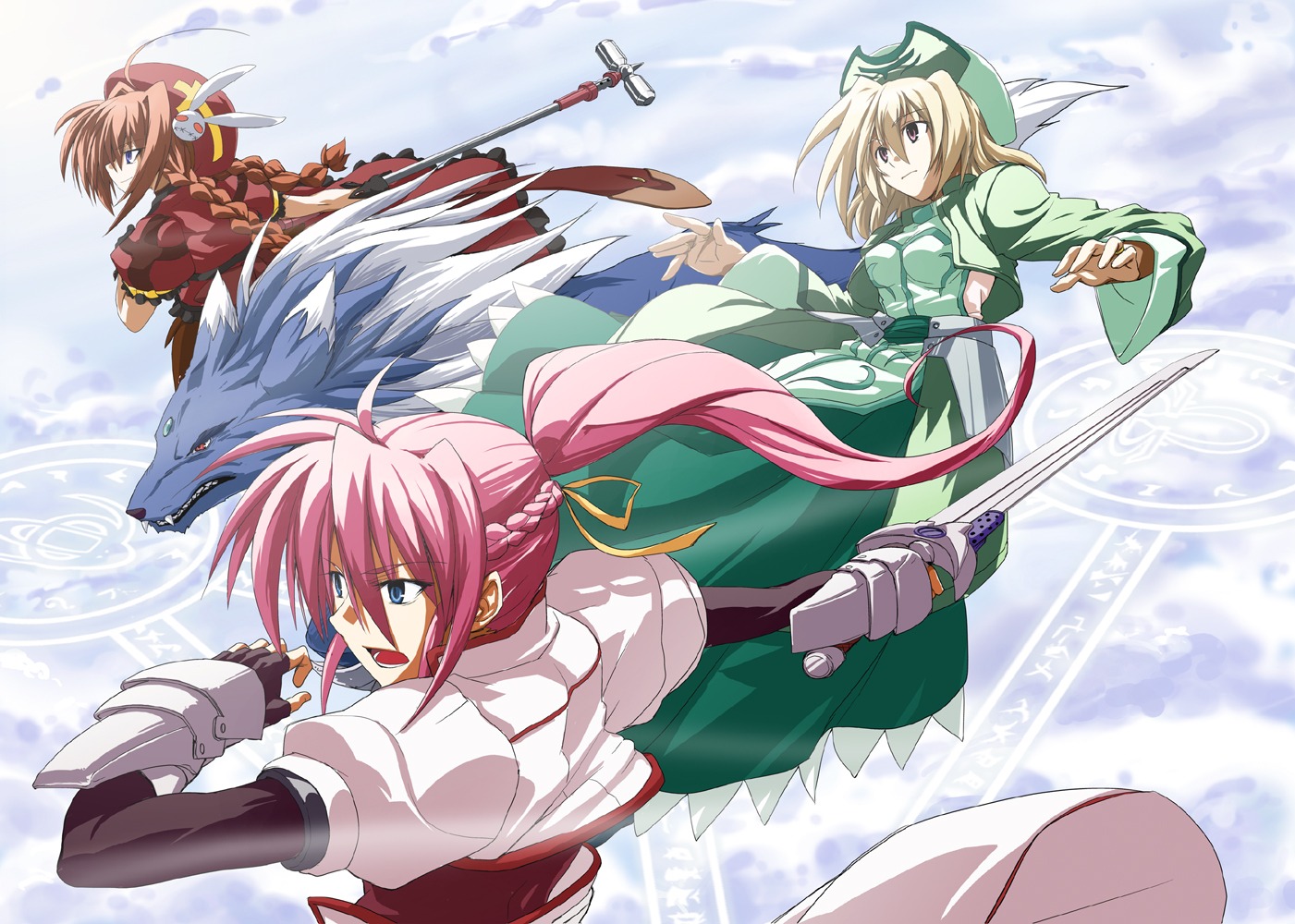 mahou_shoujo_lyrical_nanoha, mahou_shoujo_lyrical_nanoha_a's, shamal, signum, vita, yuu-yuu, zafira