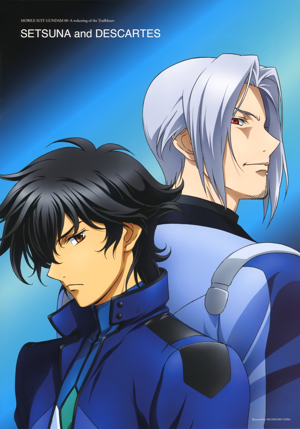 chiba_michinori, descartes_shaman, gundam, gundam_00, gundam_00:_a_wakening_of_the_trailblazer, male, setsuna_f_seiei