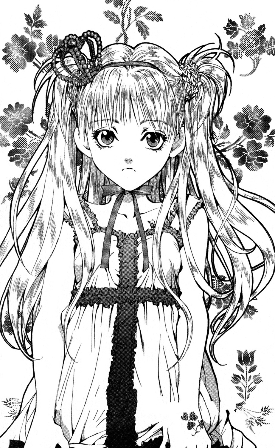dress, godchild, hakushaku_cain_series, lolita_fashion, maryweather_hargreaves, monochrome, yuki_kaori