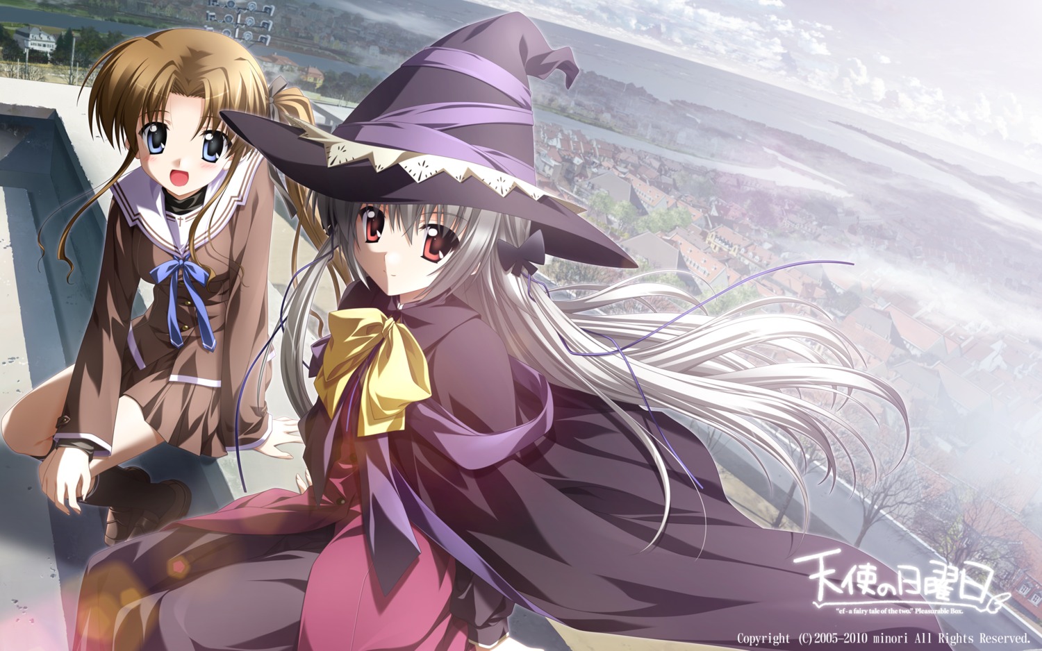 ef_~a_fairytale_of_the_two~, hayama_mizuki, kamishiro_alice, minori, nanao_naru, seifuku, supipara, tenshi_no_nichiyoubi