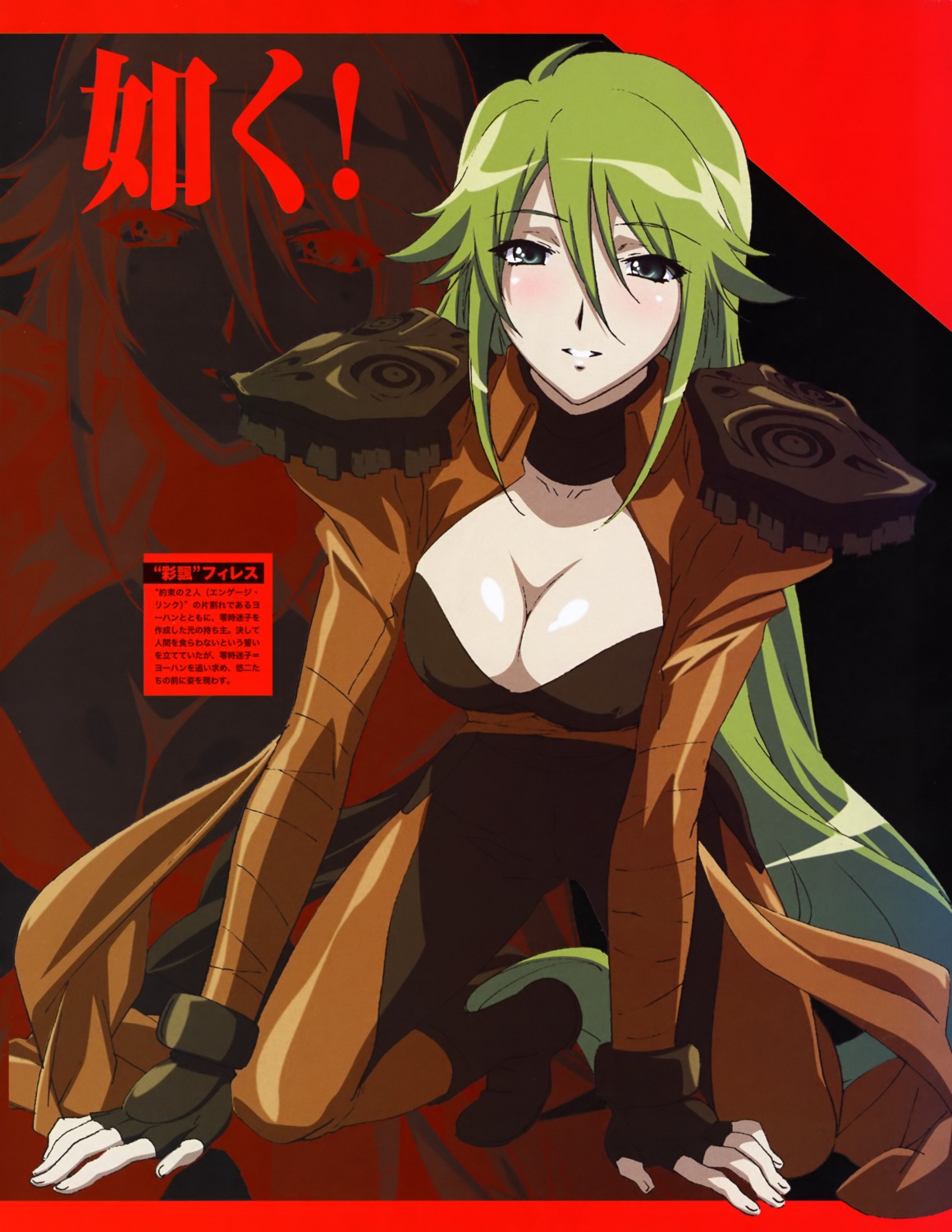 cleavage, pheles, shakugan_no_shana
