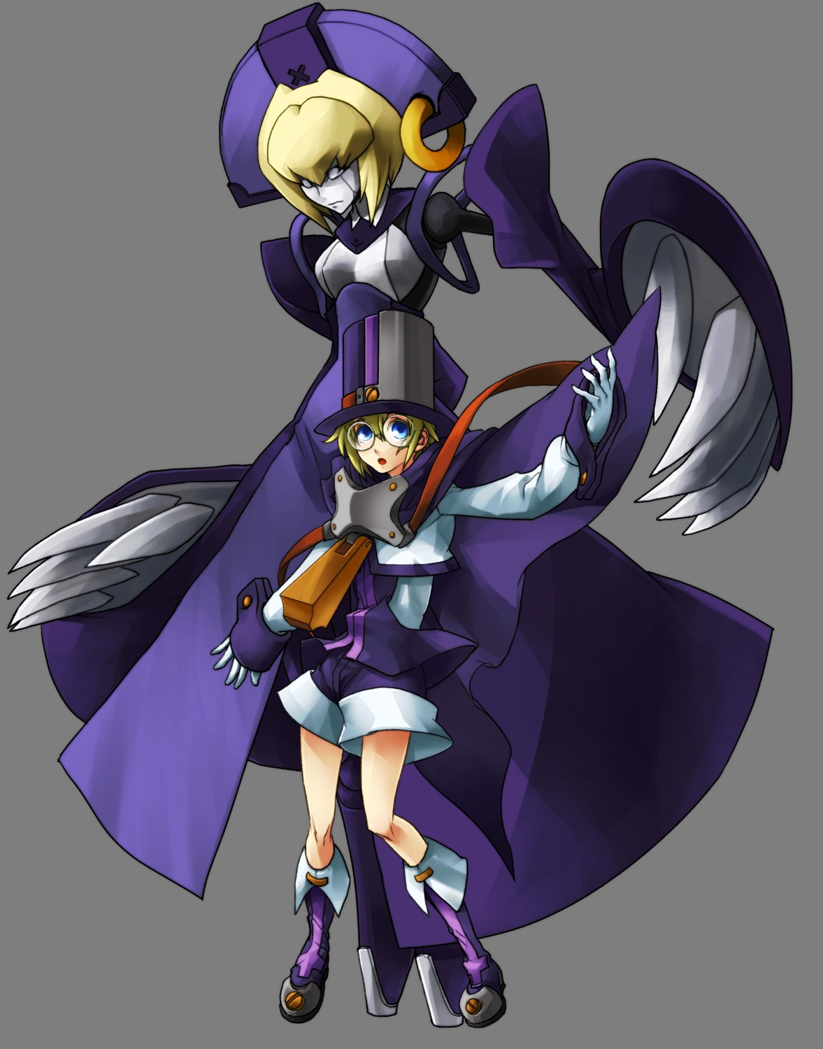 arc_system_works, blazblue, blazblue:_continuum_shift, carl_clover, dress, katou_yuuki, male, megane, nirvana, transparent_png