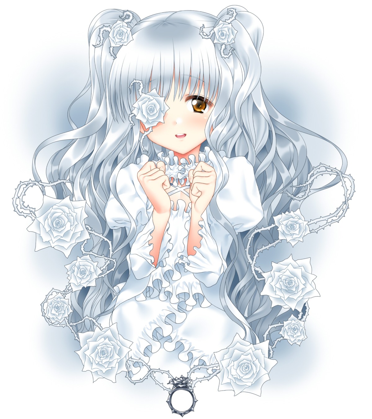 dress, eyepatch, kirakishou, rozen_maiden, suzume_inui