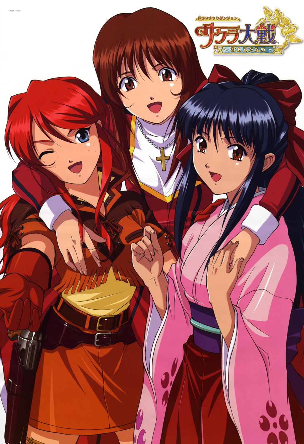 erica_fontaine, gemini_sunrise, sakura_taisen, sakura_taisen_iii, sakura_taisen_v, shinguuji_sakura