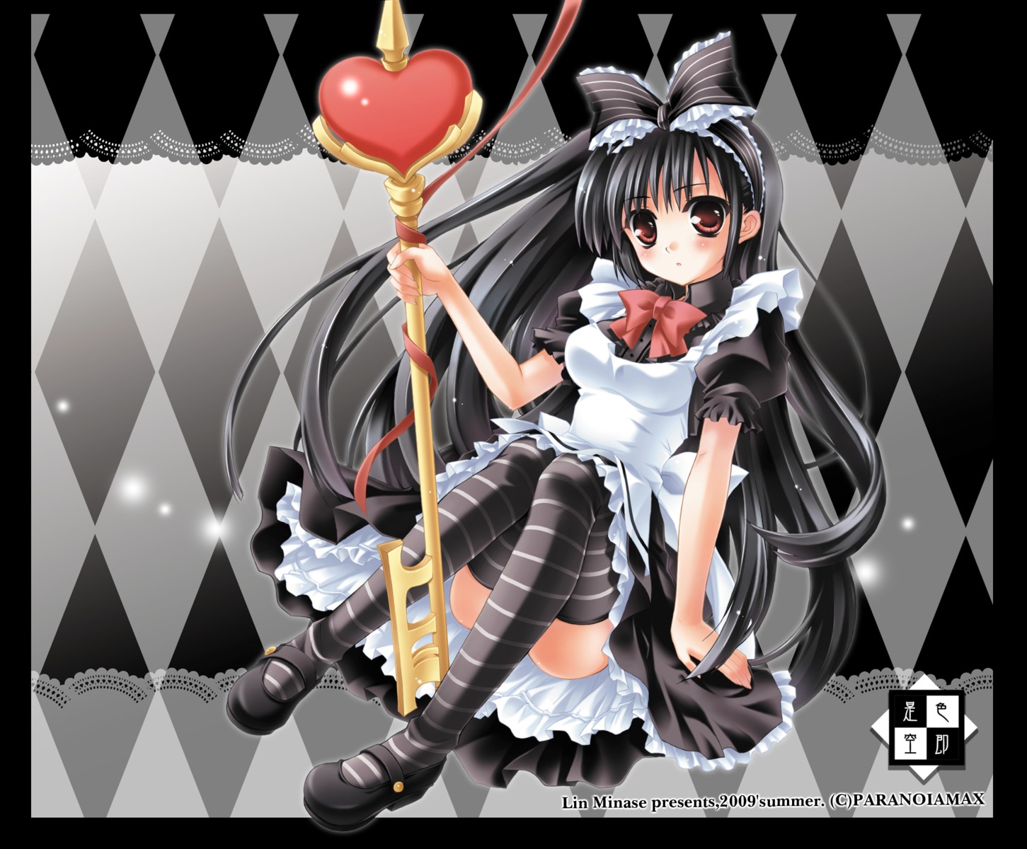 lolita_fashion, minase_lin, thighhighs, wallpaper