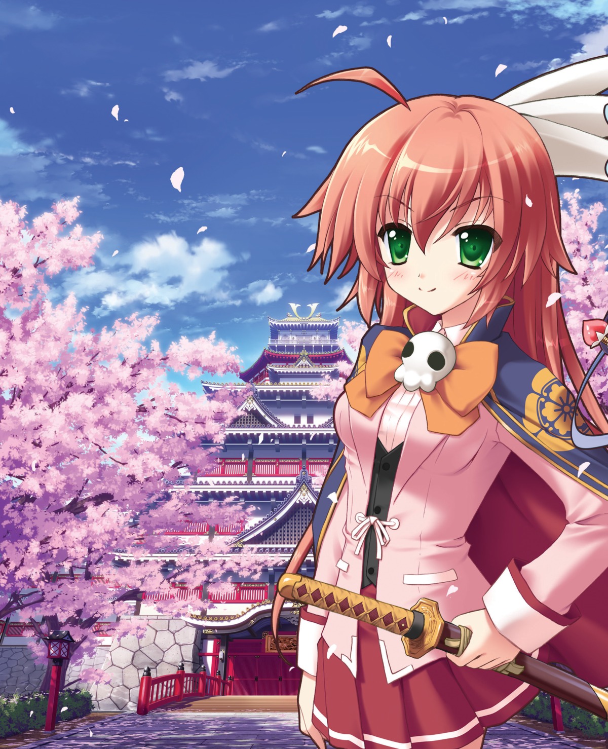 apricot, fixme, oda_nobunaga, oda_nobunaga_(ouka_sengoku), ouka_sengoku, seifuku, stitchme, sword, toma