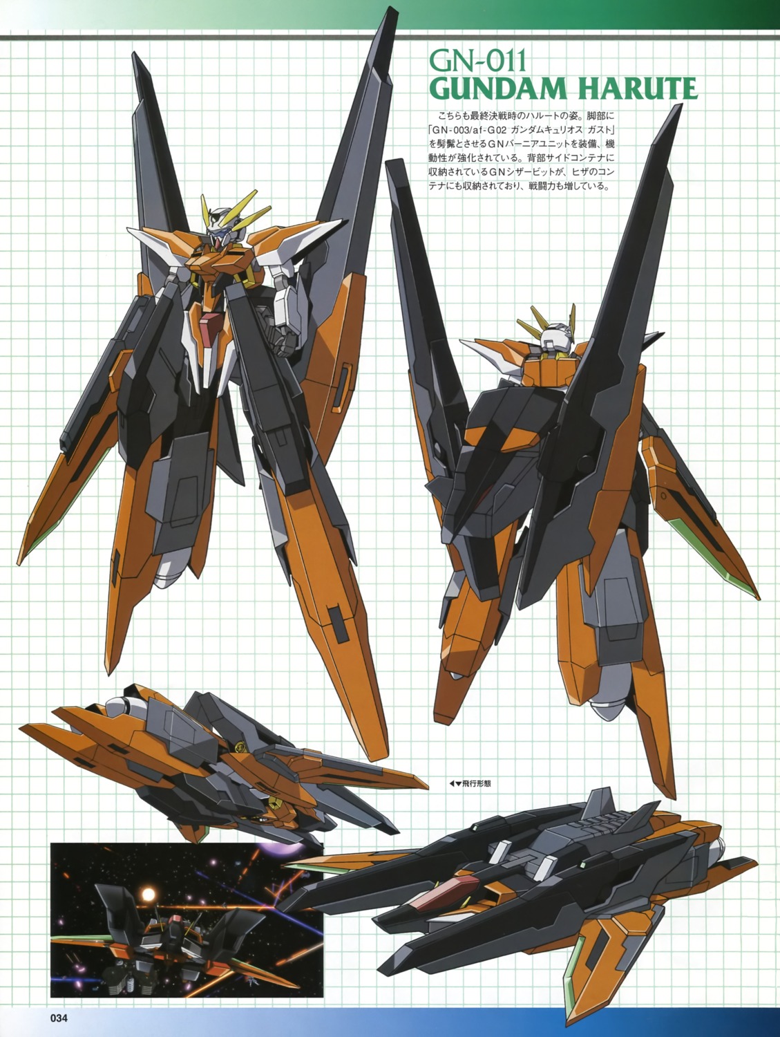 character_design, gundam, gundam_00, gundam_00:_a_wakening_of_the_trailblazer, gundam_harute, mecha