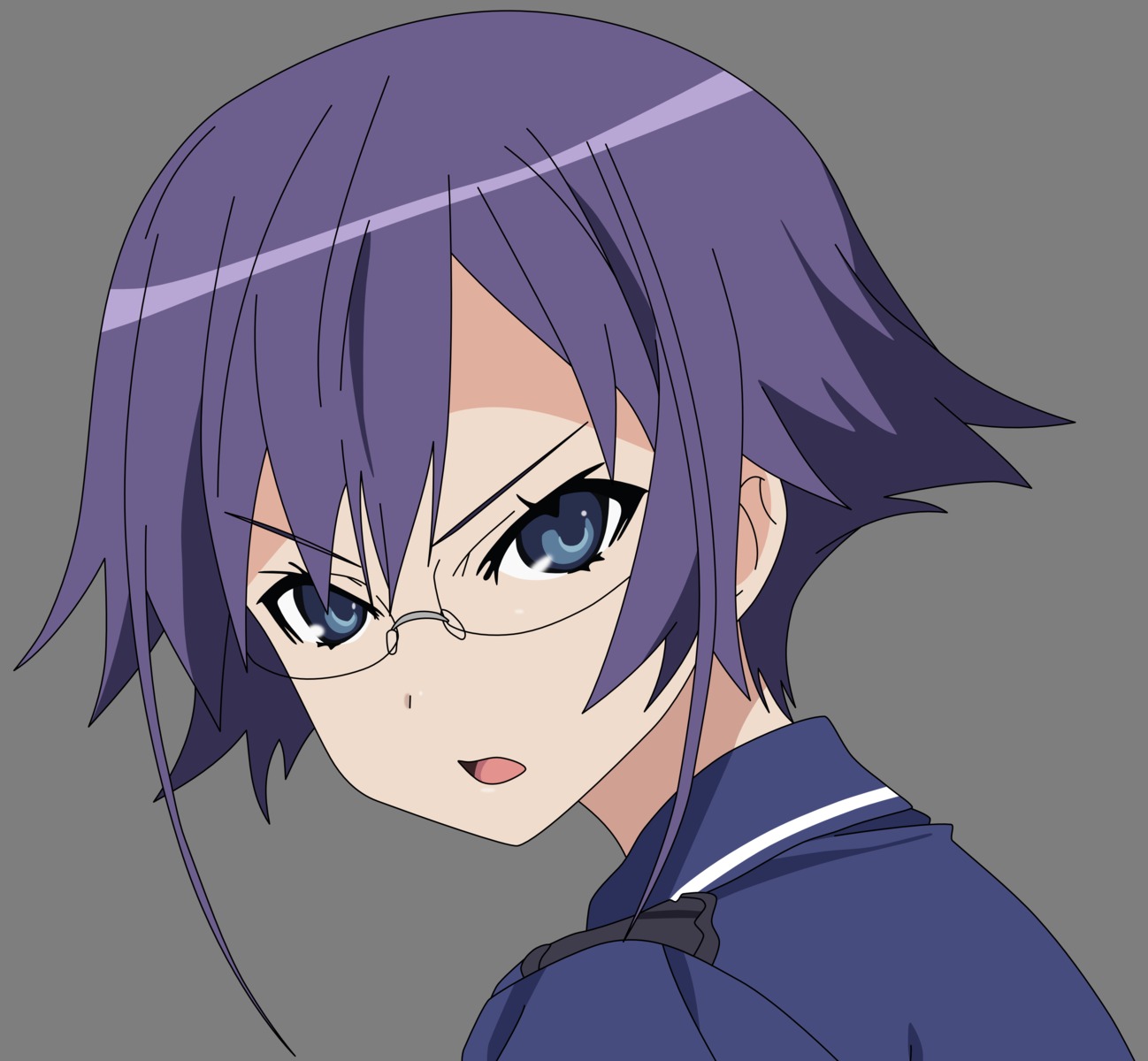 kiriki_alice, megane, ookami-san, transparent_png, vector_trace