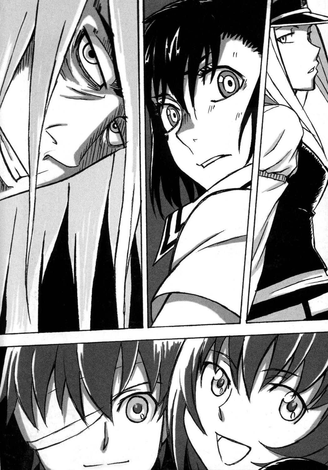 darker_than_black, komori_takahiro, monochrome, shion_pavlichenko, suou_pavlichenko