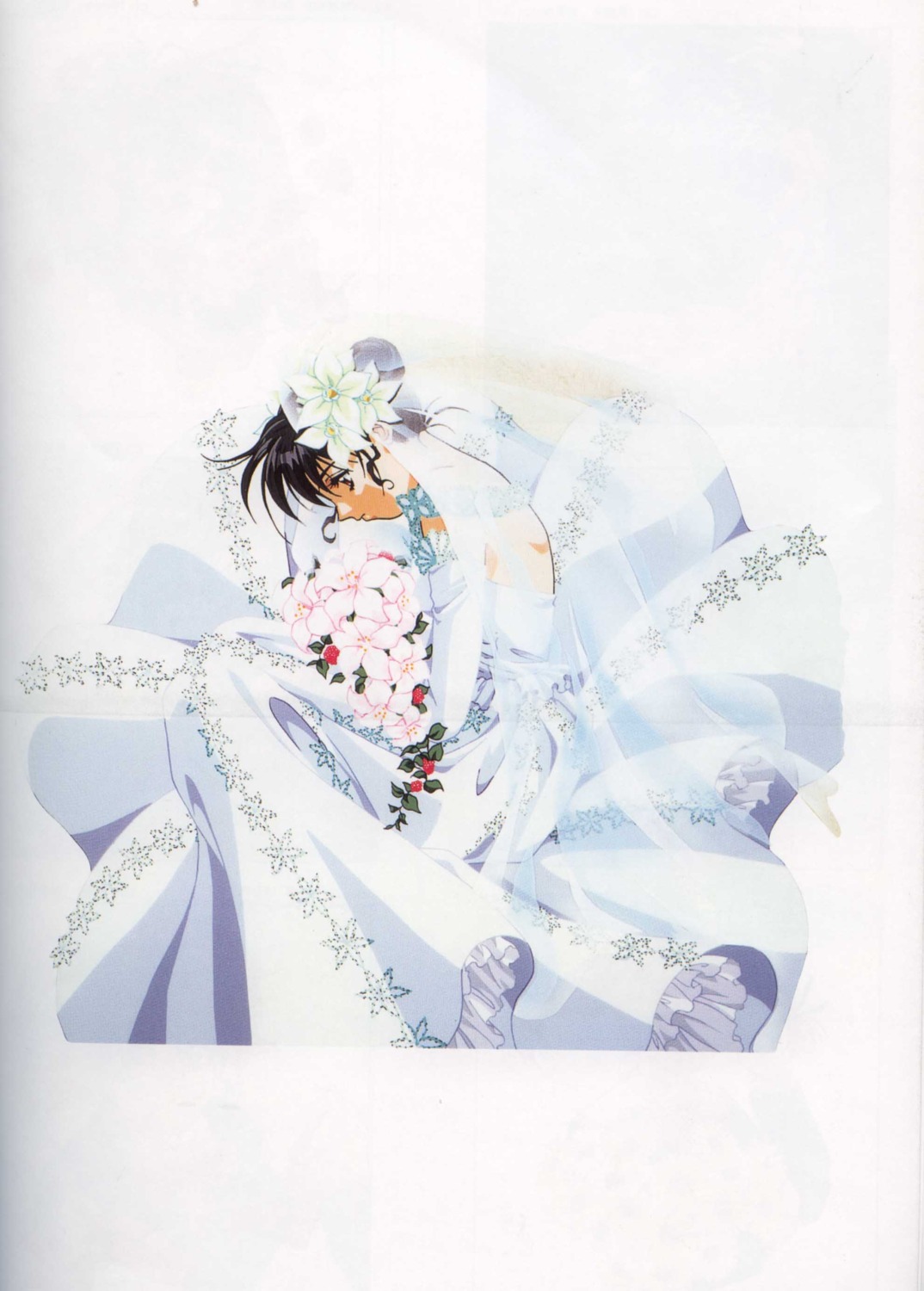 binding_discoloration, doukyuusei_2, dress, narusawa_yui, rin_sin, wedding_dress