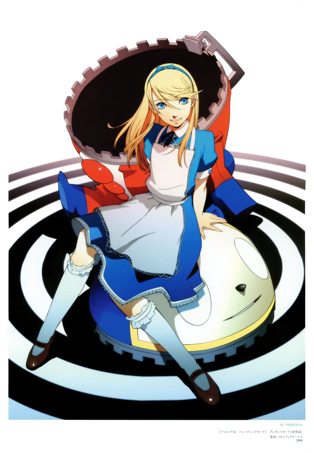 alice_in_wonderland, cosplay, dress, kuma_(persona_4), megaten, persona, persona_4, soejima_shigenori