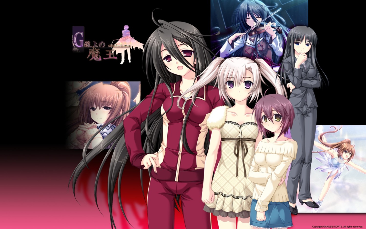 akabeisoft2, alpha, azai_kanon, dress, g_senjou_no_maou, miwa_tsubaki, seifuku, shiratori_mizuha