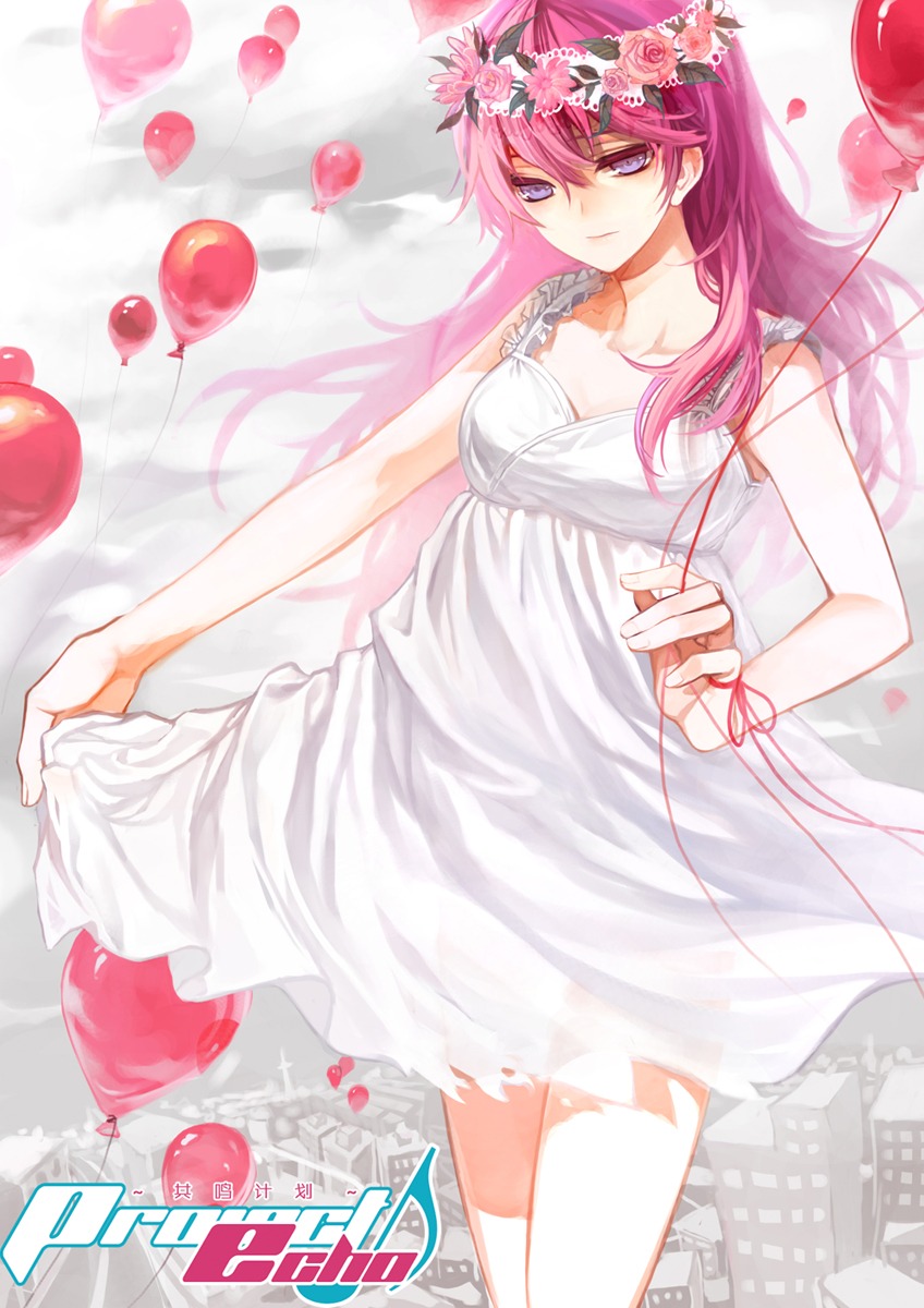 dress, just_be_friends_(vocaloid), megurine_luka, silverwing, vocaloid