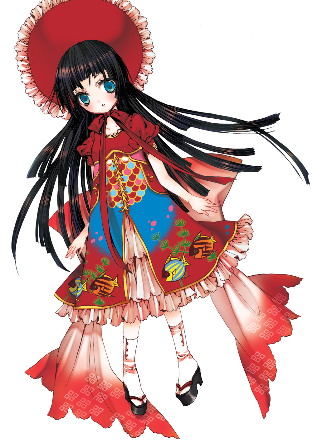 dress, kakiko