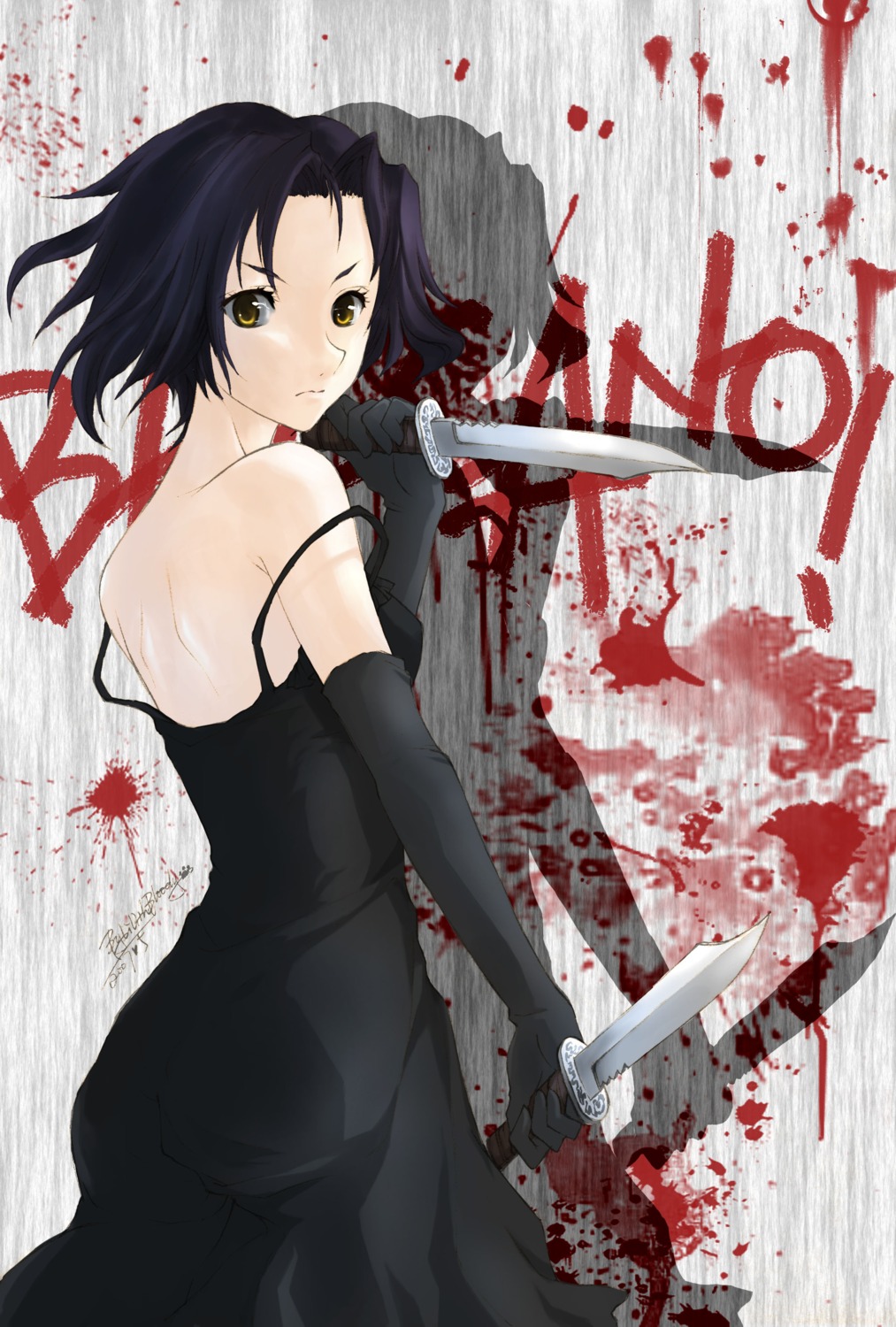 baccano!, blood, chane_laforet, dress, lilith_bloody