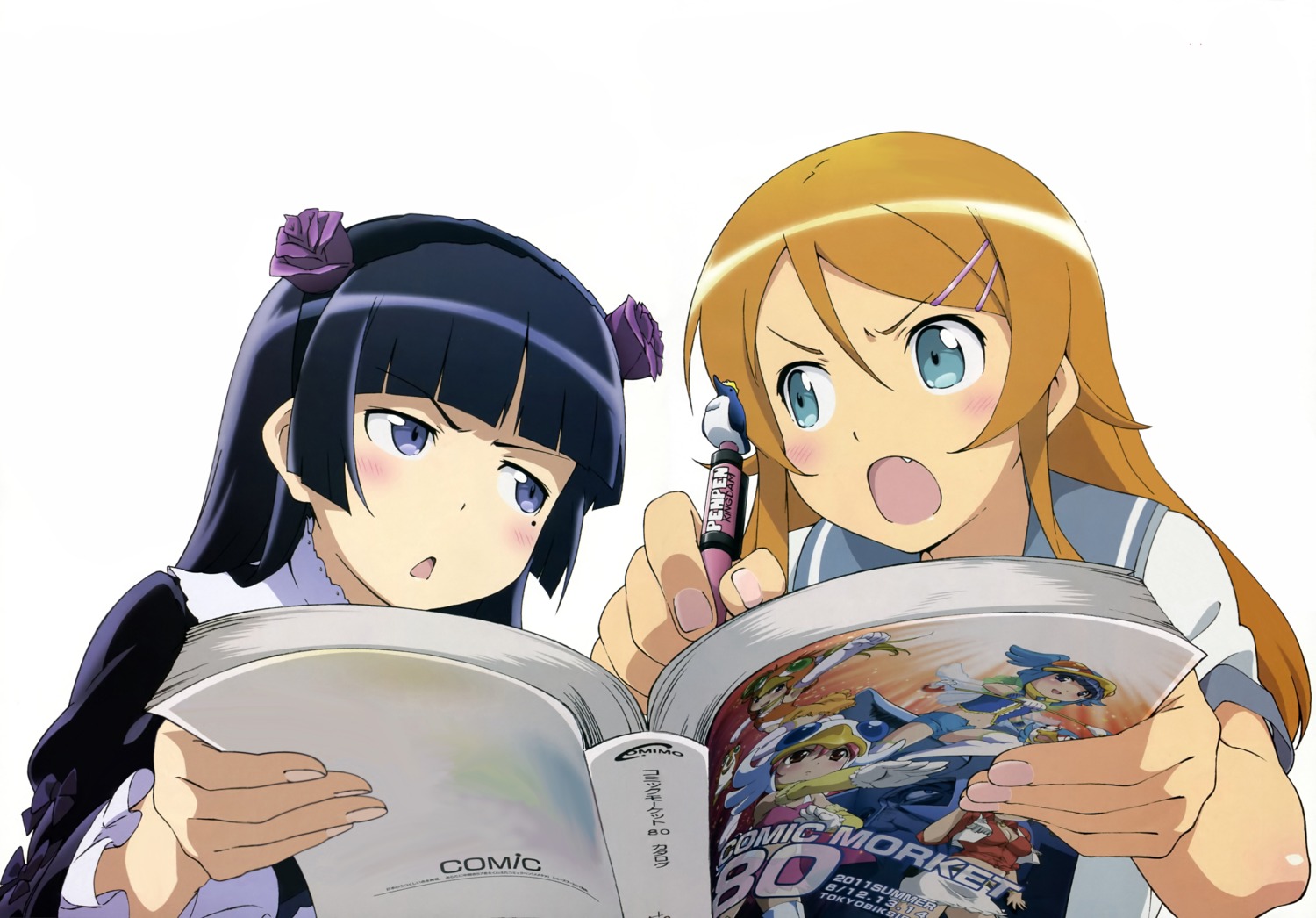 gokou_ruri, gothic_lolita, izumo_takaaki, kousaka_kirino, lolita_fashion, ore_no_imouto_ga_konnani_kawaii_wake_ga_nai, seifuku