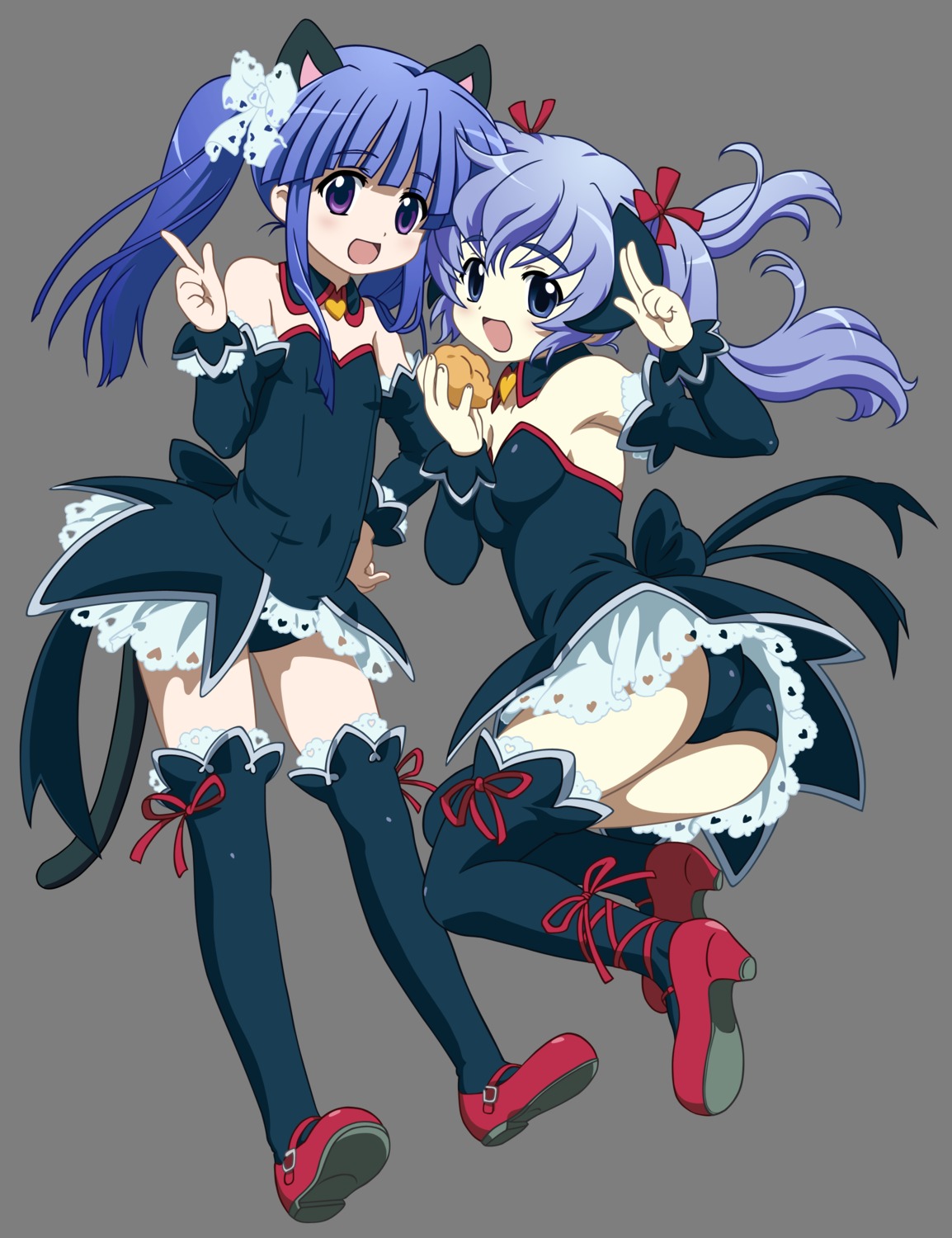 animal_ears, ass, furude_rika, hanyuu, higurashi_no_naku_koro_ni, horns, nekomimi, pantsu