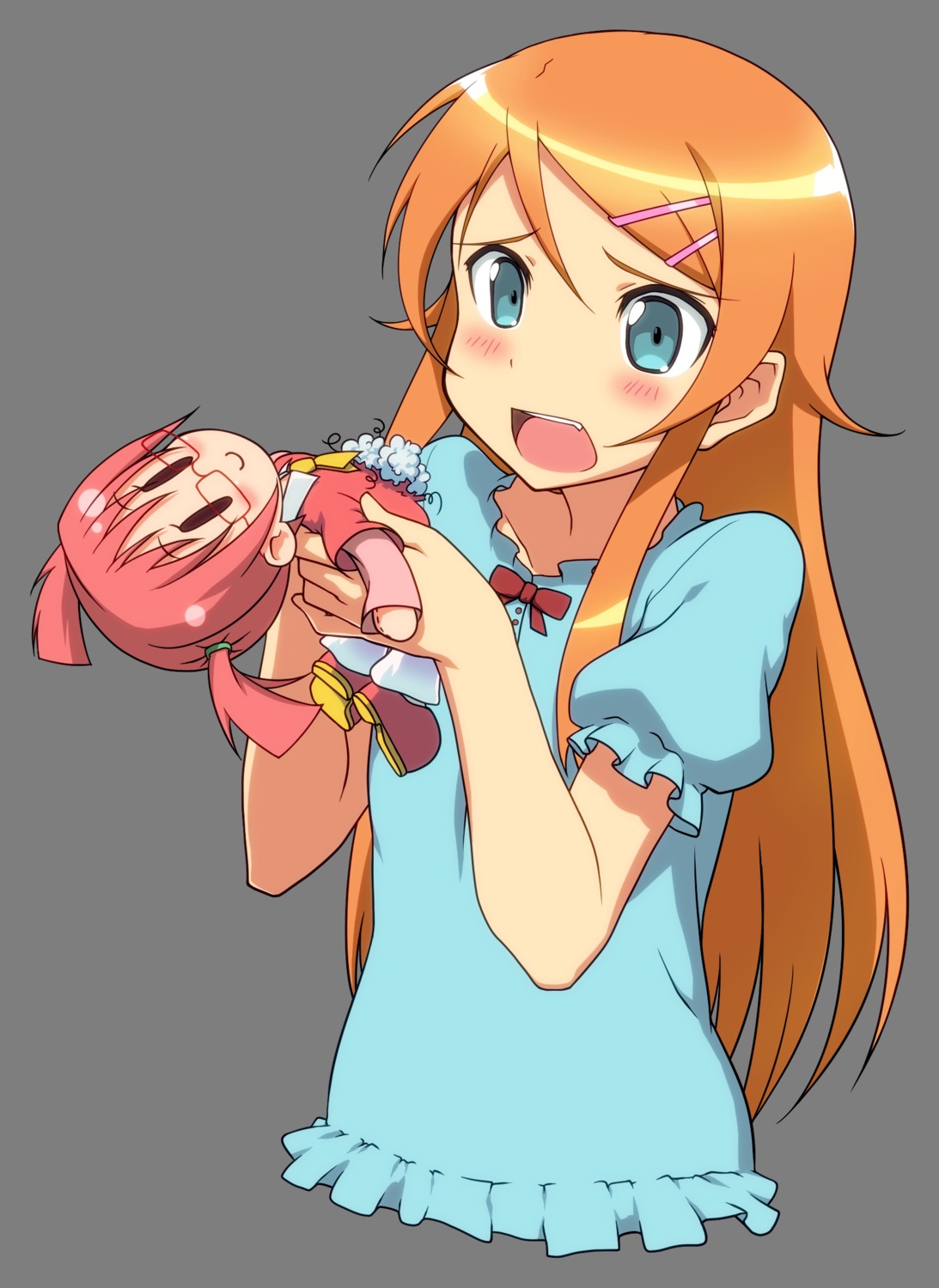 kousaka_kirino, mascot-chan, ore_no_imouto_ga_konnani_kawaii_wake_ga_nai, toni, transparent_png