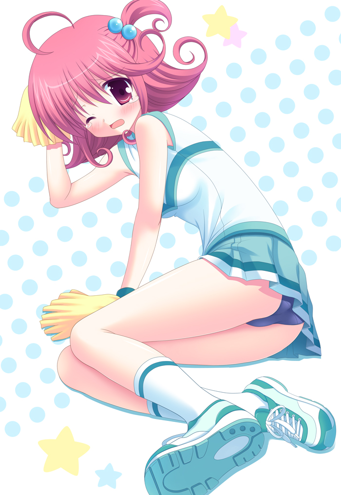 buruma, cheerleader, hinata_keiichi