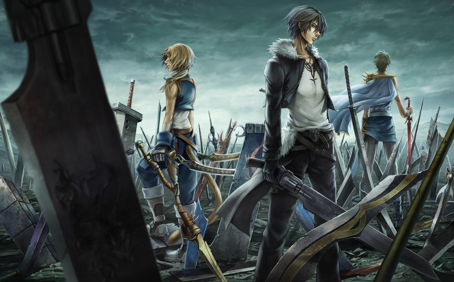 bartz_klauser, dissidia_final_fantasy, final_fantasy, final_fantasy_ix, final_fantasy_v, final_fantasy_viii, male, sano_(yoziro)