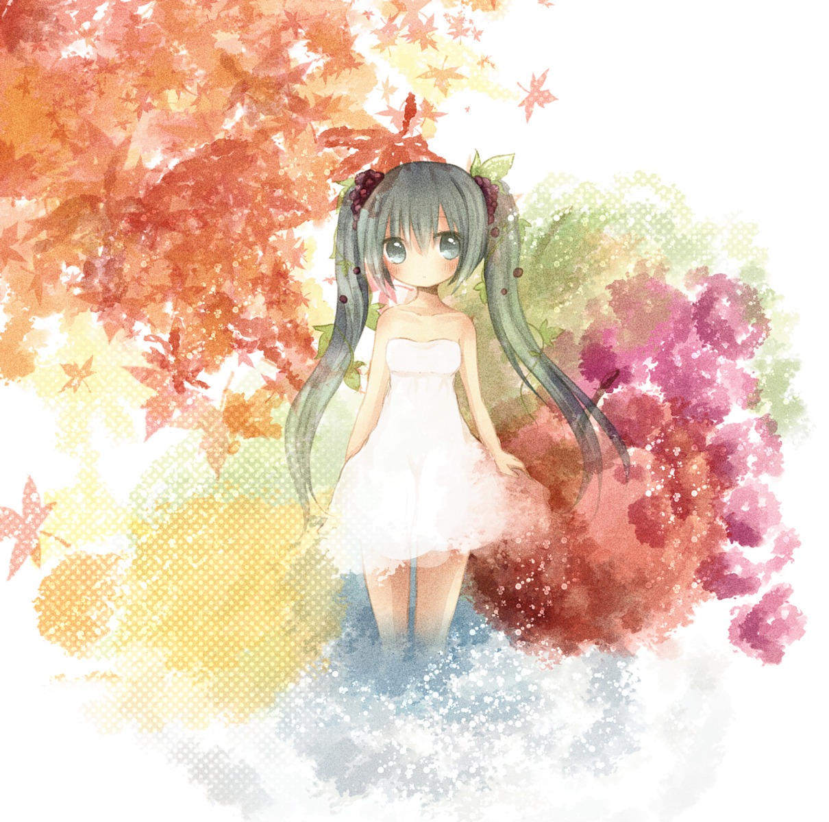 dress, hatsune_miku, ou, vocaloid