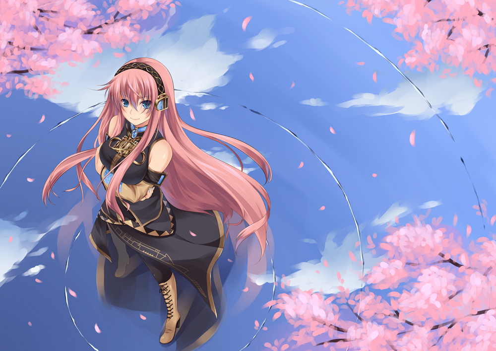 breast_hold, iroha_(unyun), megurine_luka, vocaloid