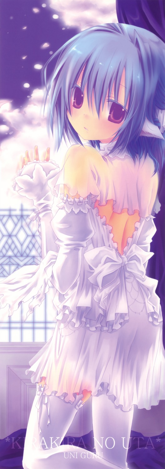 animal_ears, dress, fixed, kirakira_no_uta, konno_kengo, lolita_fashion, see_through, stick_poster