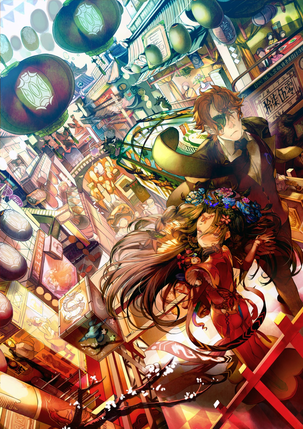 dress, eyepatch, leiror