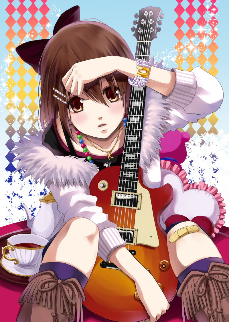 guitar, hirasawa_yui, k-on!, uzura_yuuno